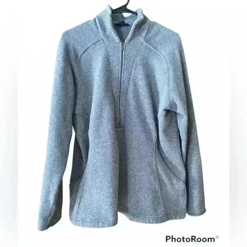Lands End 3/4 zip sweatshirt